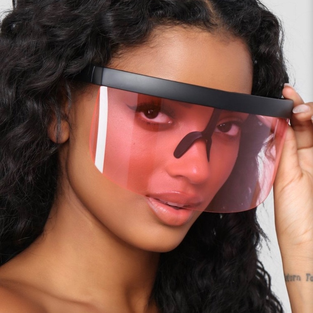 Fashion Nova Over sized Shield Sunglasses Bundle